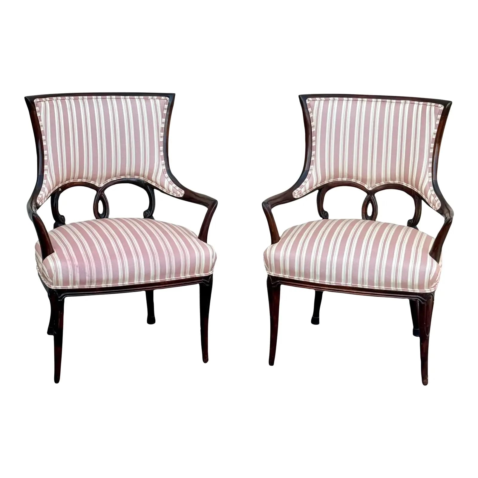 Pair of Grosfeld House Style Armchairs