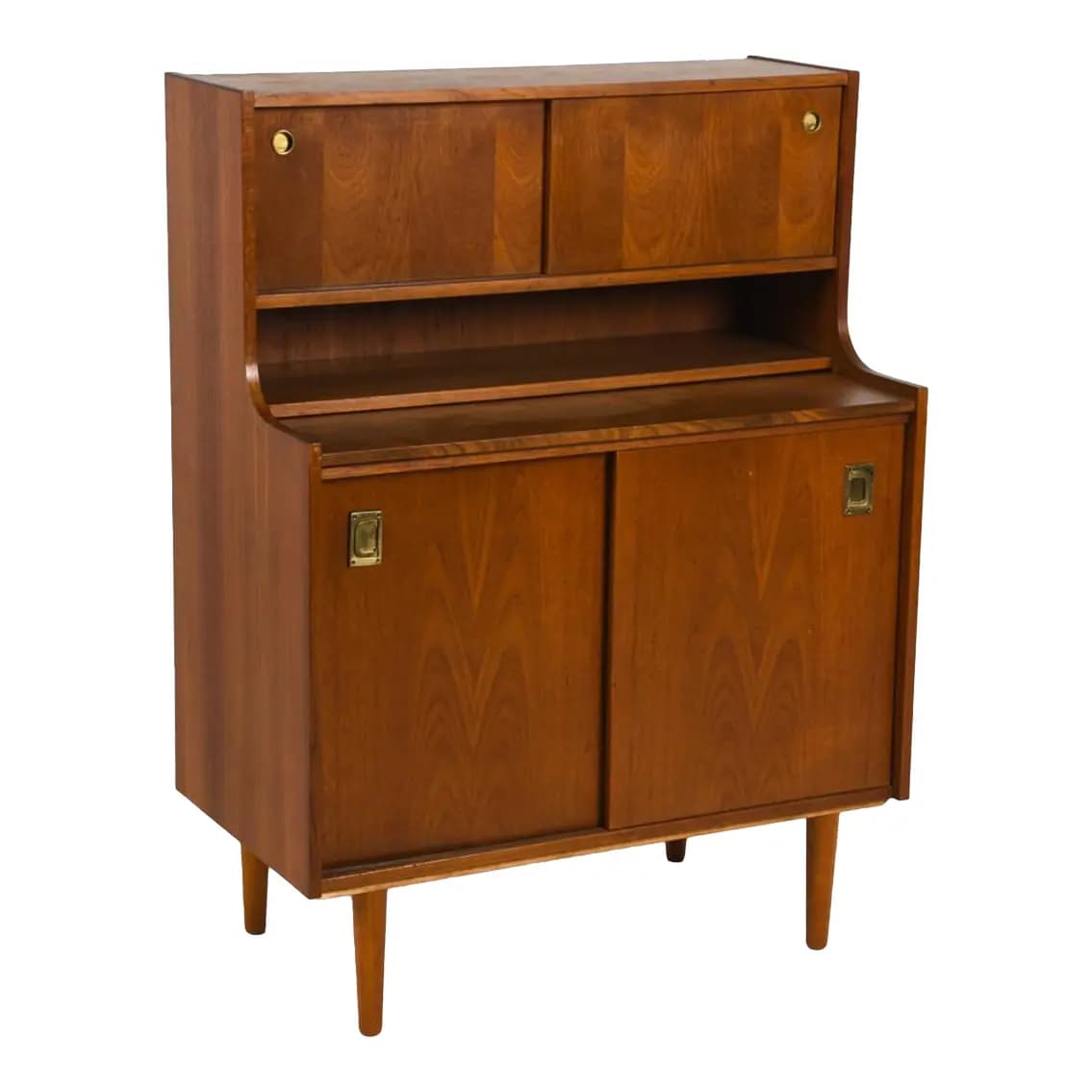 1960s Winge Mobler Teak Secretary