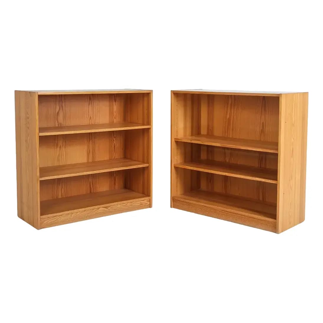 Pair of Danish Pine Bookcases