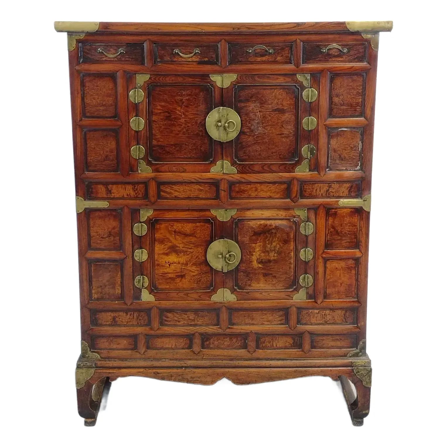 Antique Korean Tansu Cabinet