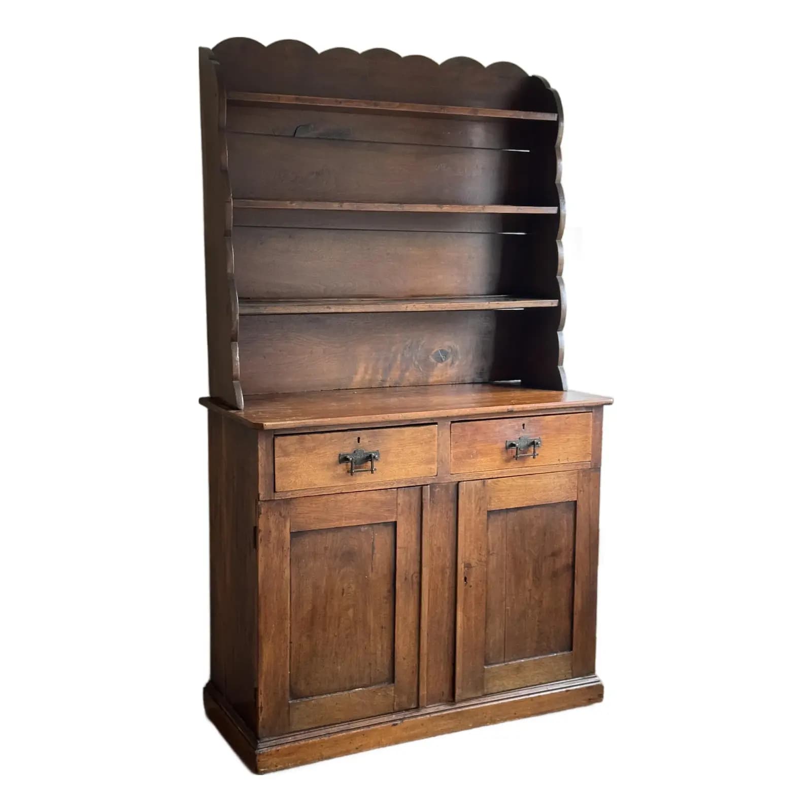 Early 20th Century Pine Hutch Cabinet