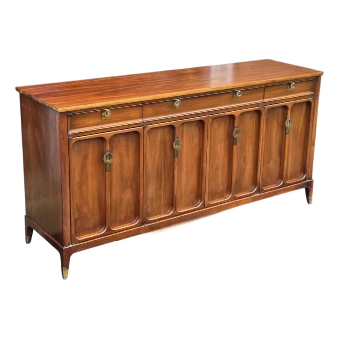 Detroit Furniture Modern Walnut Dresser