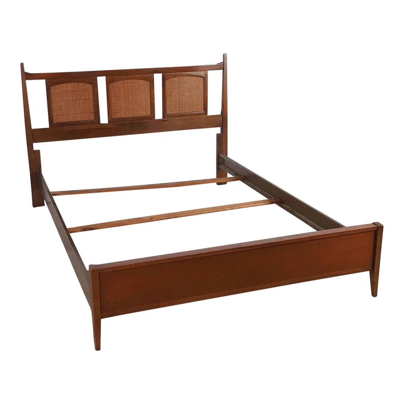 Mid Century Walnut Full Bedframe