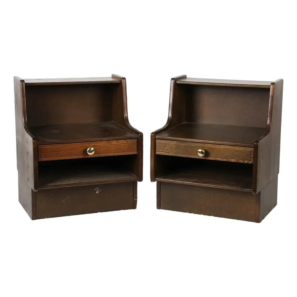 Pair of 1970s Danish Oak Nightstands