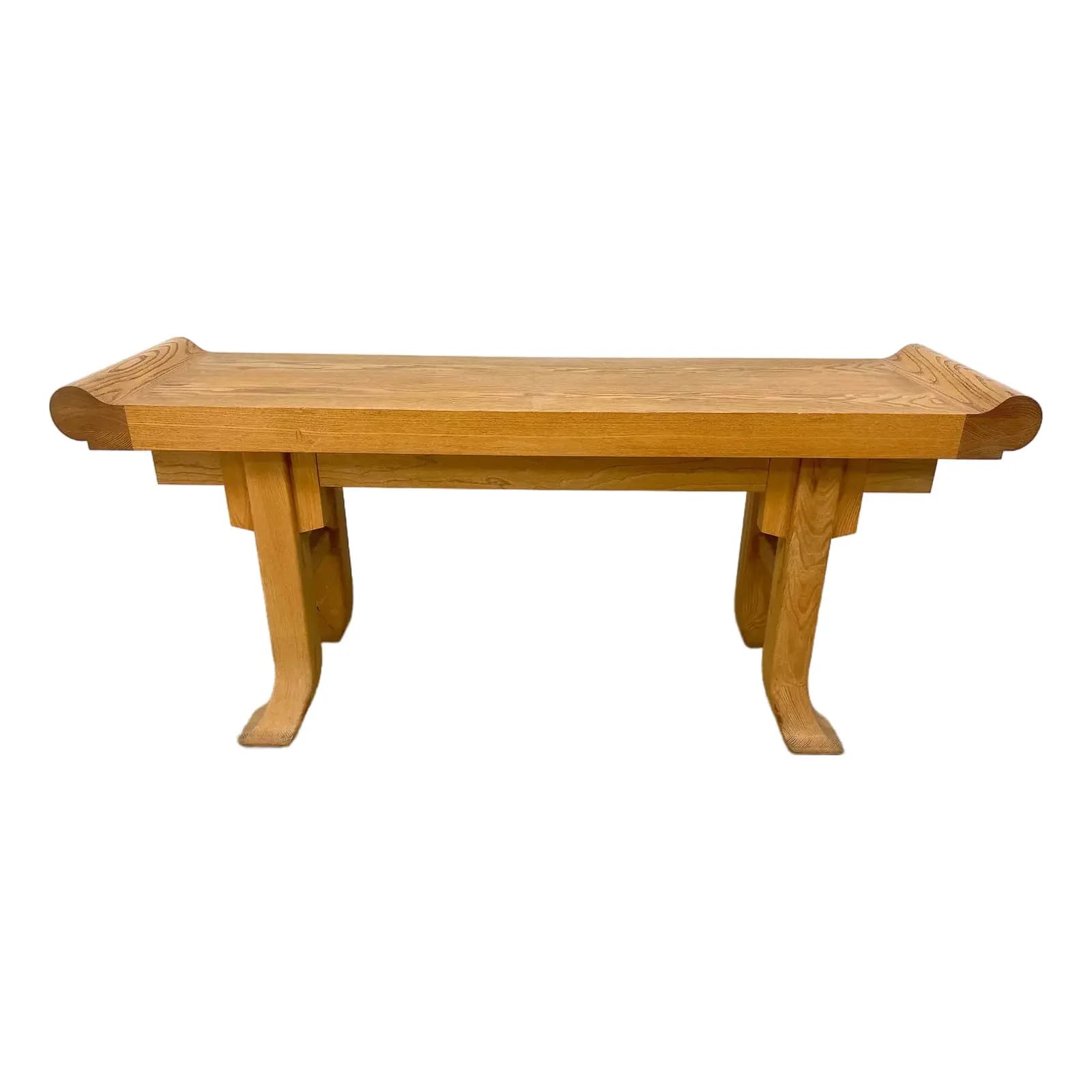 Asian Style Oak Altar Console
